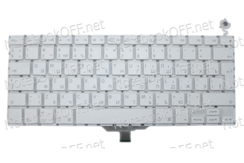 Клавиатура для ноутбука Apple Macbook A1181 13.3" for Intel (white) фото №1